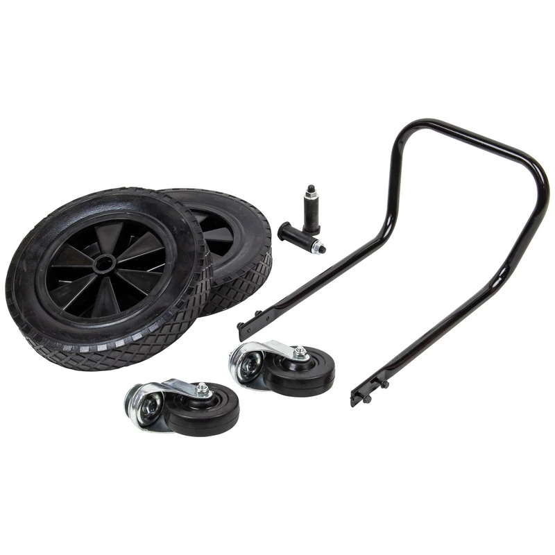 SIP 150L Air Compressor Wheel & Handle Kit with 2 Large Wheels, 2 Castors, Handle and Fixings