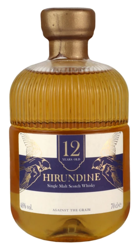 Hirundine 12 Year Old Speyside Single Malt Scotch Whisky | 46% ABV | 70cl Bottle | Fresh, Fruity and Vibrant | Co-owned by Scottish Rugby Players Pierre Schoeman and Duhan van der Merwe