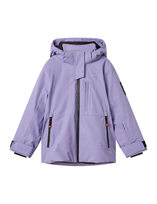 NAME IT Unisex Children's Ski Edition Fo Noos Nknslope10 Jacket, Sunlit Allium, Numeric_122