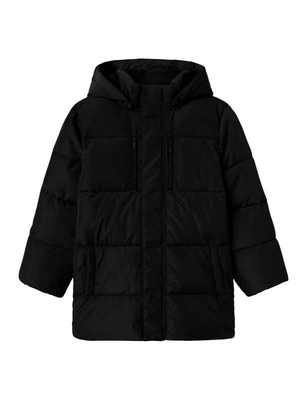 NAME IT Boy's Nkmmedow03 Puffer Jacket Fo Noos, Black, Numeric_116