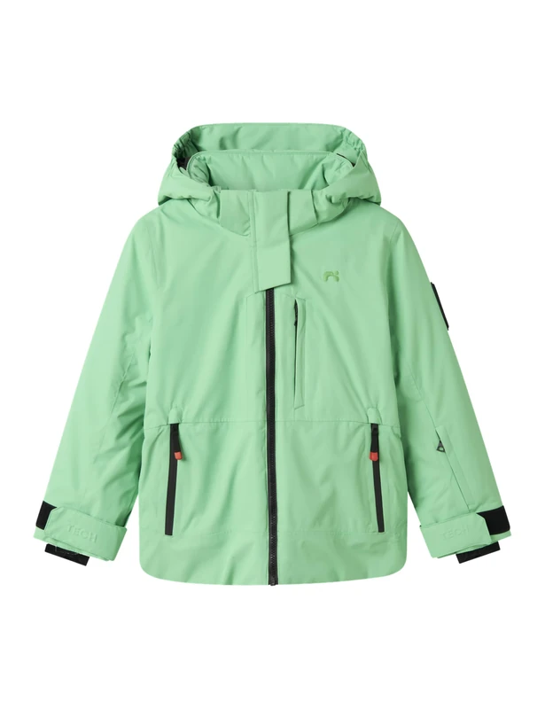 NAME IT Unisex Children's Ski Edition Fo Noos Nknslope10 Jacket, Irish Green, Numeric_122