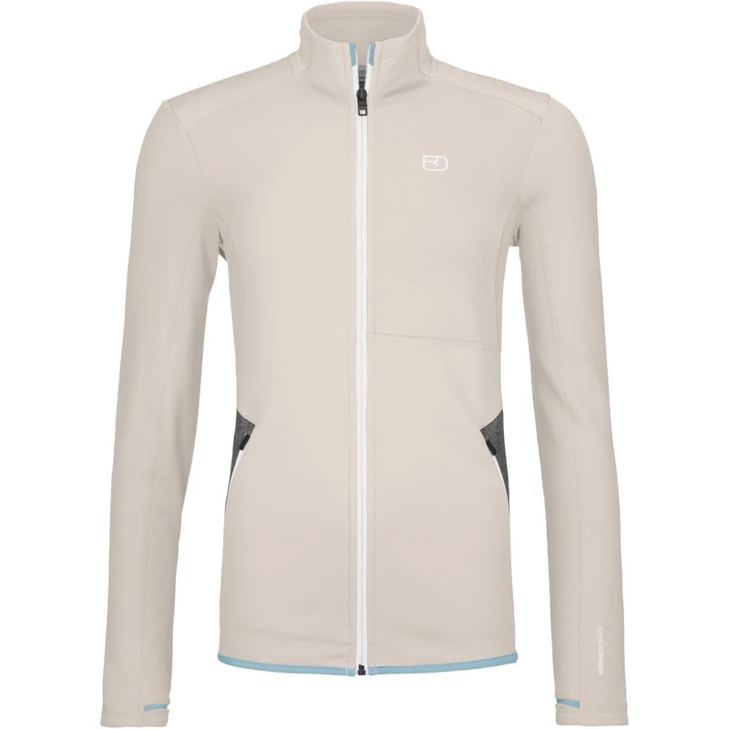 ORTOVOX FLEECE JACKET W, 86977, white chalk, M