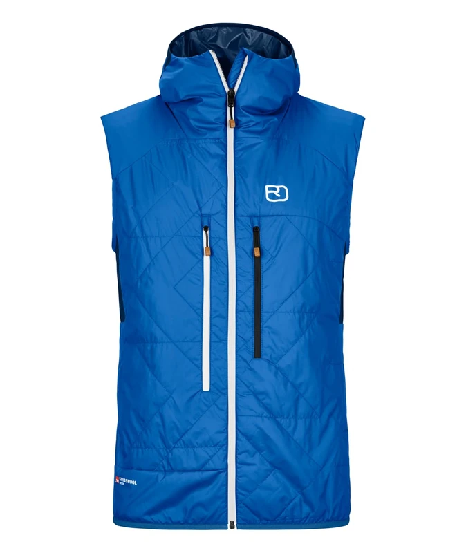 ORTOVOX Swisswool Piz Boe Vest M - Blue Note - Size L