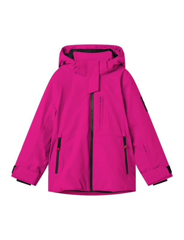 NAME IT Unisex Children's Ski Edition Fo Noos Nknslope10 Jacket, Pink glo, Numeric_134