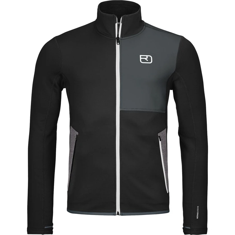 ORTOVOX FLEECE JACKET M, 86987, black raven, S