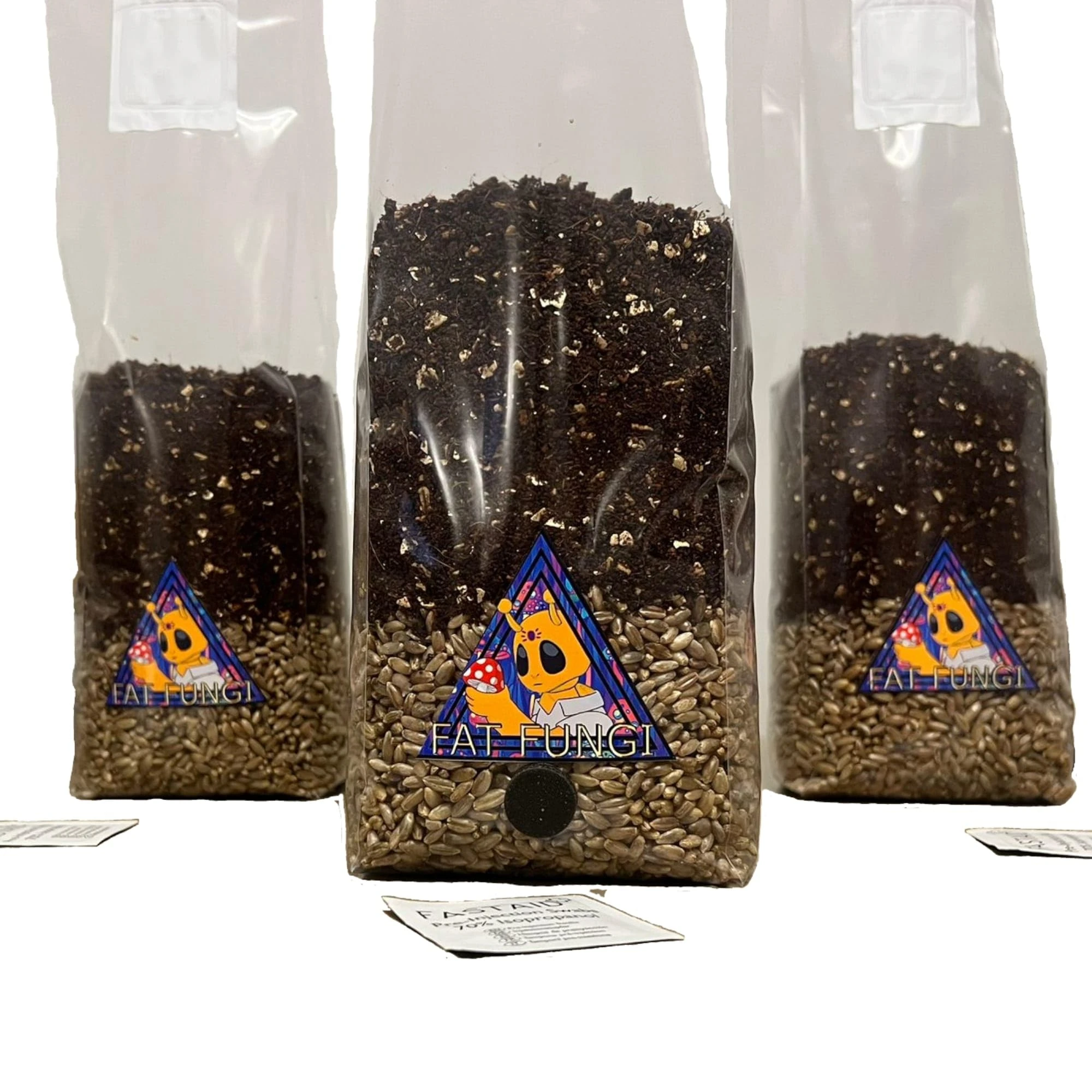 Fat Fungi Mushroom Growing Kit UK | All in One | Organic Rye Grain + CVG | Just add Spores Like Magic... (10)