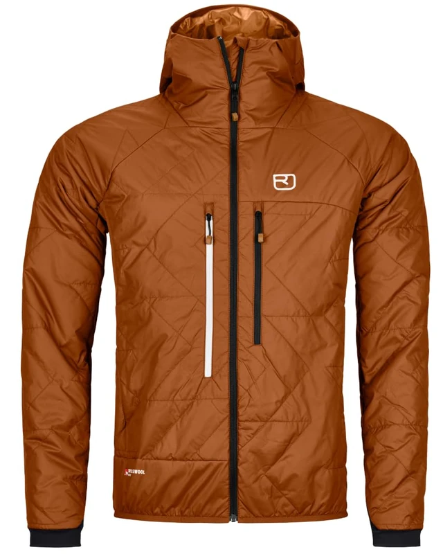 ORTOVOX Swisswool Piz Boe Jacket M - Bristle Brown, Size M