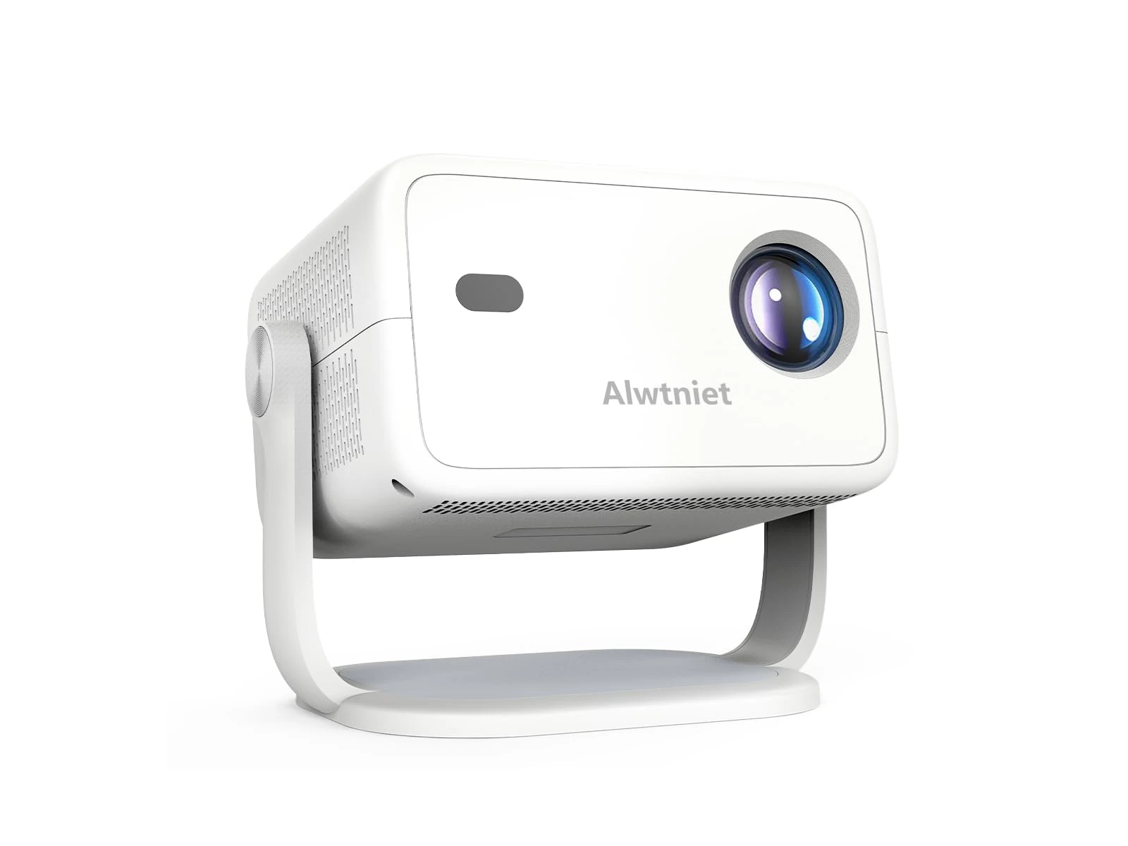 Alwtniet L018 NTV Smart Projector, 1080P Native 400 ANSI Auto Focus Auto Keystone Mini Portable Projector with Play store, ChatGPT Voice Remote Android 13 Home Video Proyector