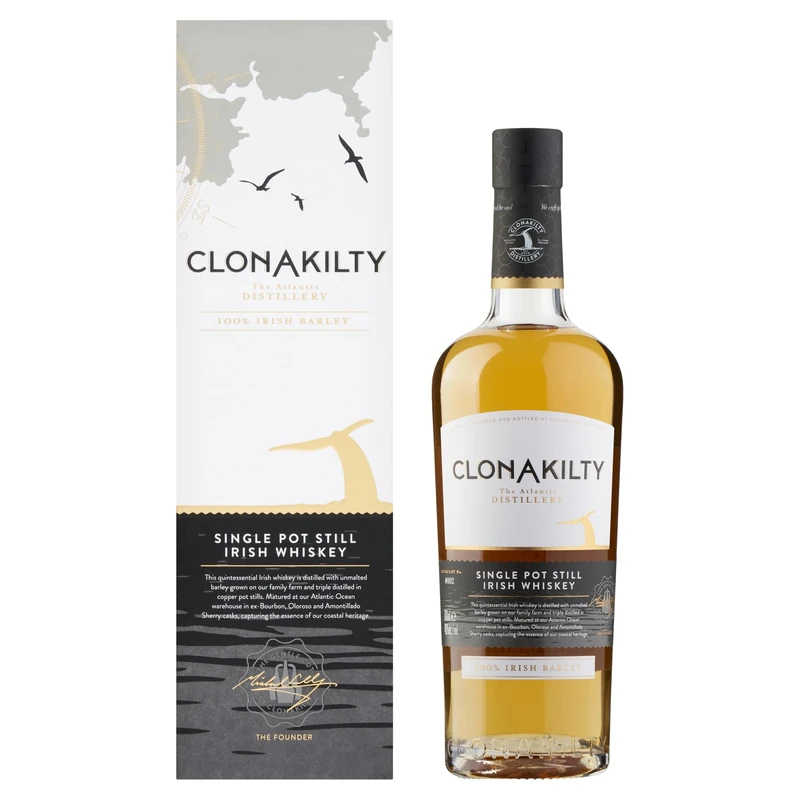 Clonakilty Single Pot Still Irish Whiskey/Gentle wood & dark chocolate / 46%, 70cl