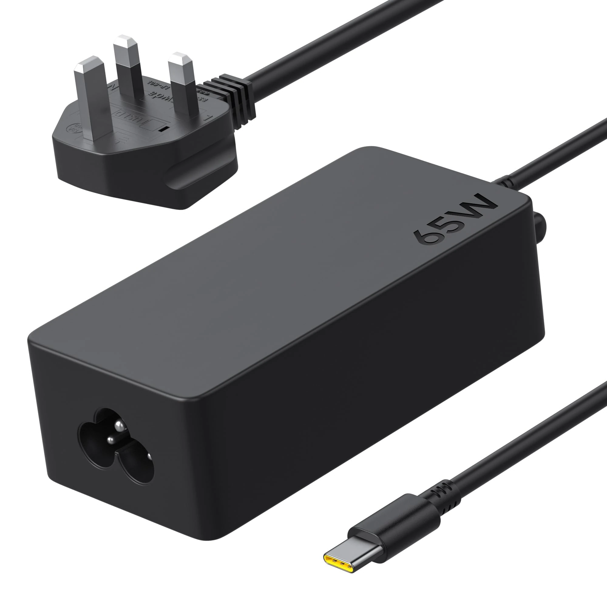 65W USB C Charger, Lenovo Laptop Charger for Lenovo ThinkPad X1 Carbon T14 T15 T480 T480s T490 T580 T590 E14 E15 E480 E580 E590 X13 X380 L13 L14 L15 Chromebook C330 S330 300e Yoga Type C Power Supply
