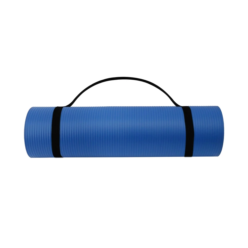 Endless NBR Blue Yoga Mat | Comfortable & Durable Gymnastic Mat | Non-slip phthalate tested | Size: 183 * 61cm, 1cm Thick | Color:Blue | NBR Foam | Exercise, Yoga, Pilates and Workouts