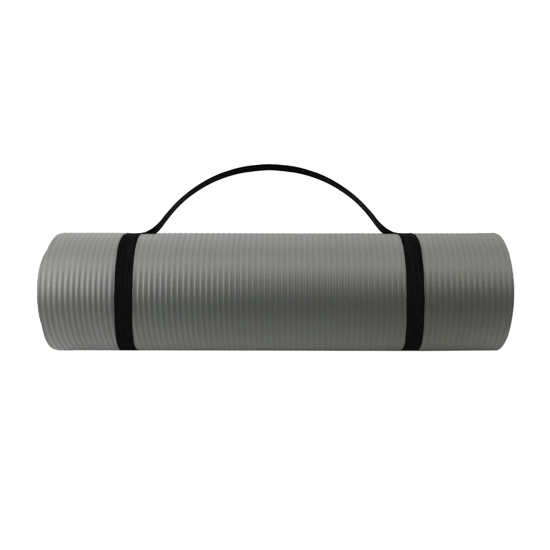 Endless NBR Grey Yoga Mat | Comfortable & Durable Gymnastic Mat | Non-slip phthalate tested | Size: 183 * 61cm, 1cm Thick | Color:Grey | NBR Foam | Exercise, Yoga, Pilates and Workouts