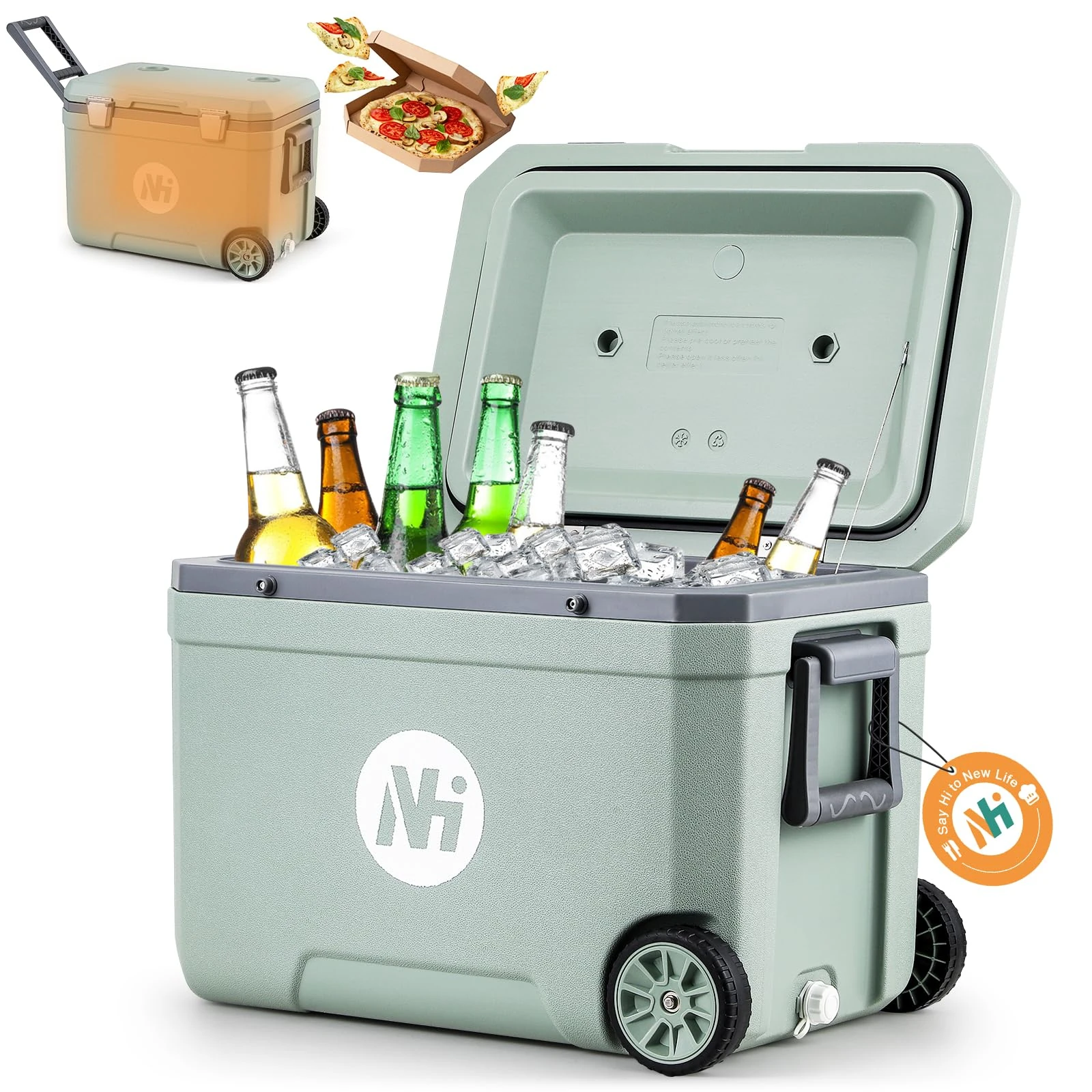 Newhai Catering Food Warming Box (Celadon, 45L)