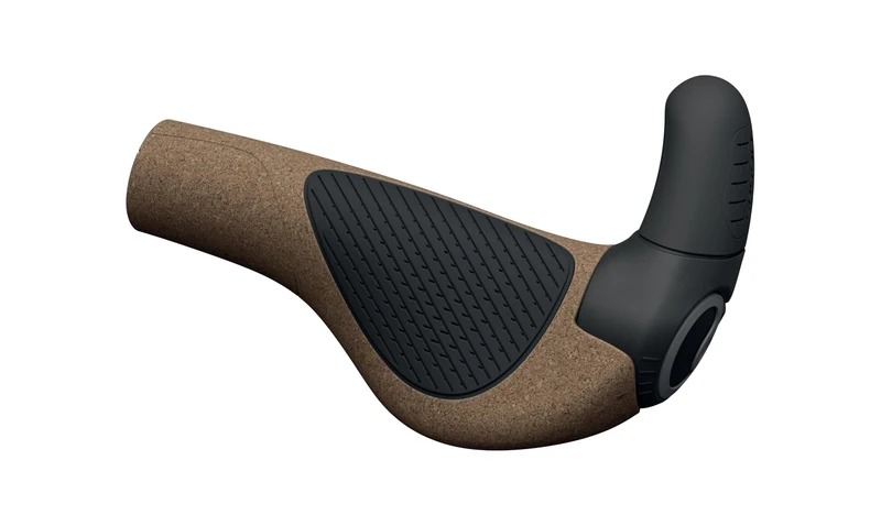 Ergon GP2 EVO Bicycle Grips with built in Bar Ends, Biokork, Small