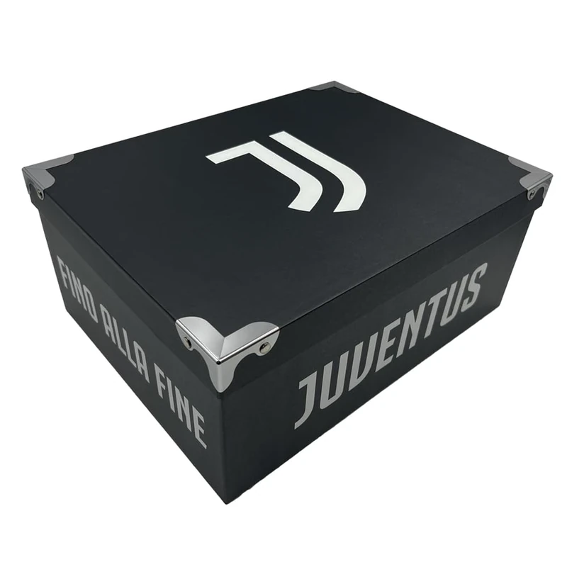 JUVENTUS 134001 Set of 10 Storage Box with Metal Corners