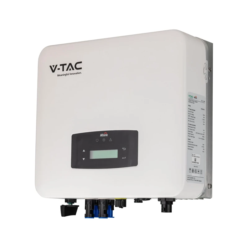 V-TAC 5KW Single Phase On-Grid Solar Inverter - IP65 WiFi