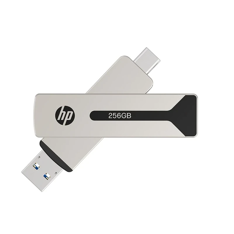 HP 911 Pro 256GB USB 3.2 OTG Type-C/Type-A Flash Drive, up to 1000MB/s
