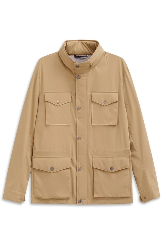 bugatti Flexcity Men's Transition Jacket Fieldjacked Regular Fit, 14-Beige, 44