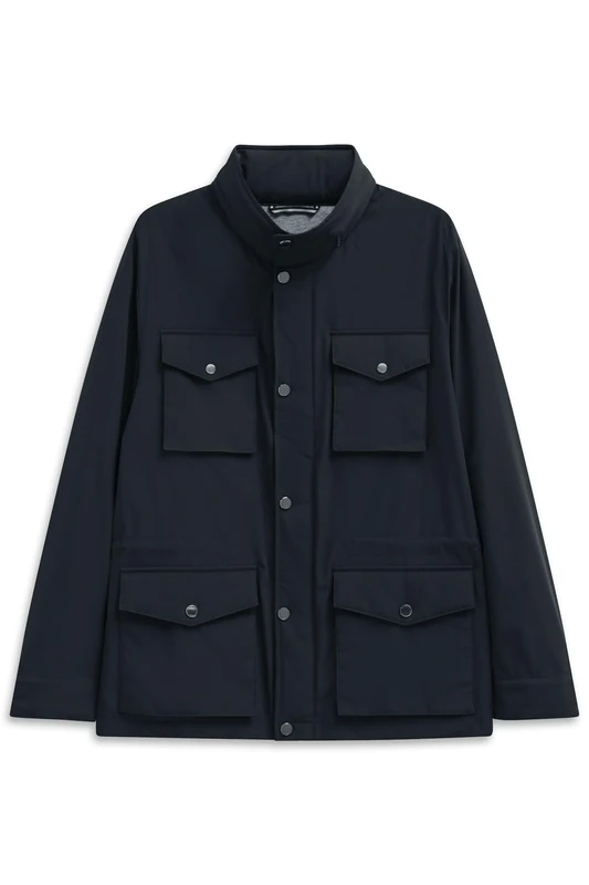 bugatti Men's 879400-81036 Transitional Jacket, 390-navy, 46