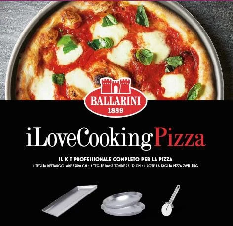I Love Coooking Pizza Ballarini Gift Set 4 Piece