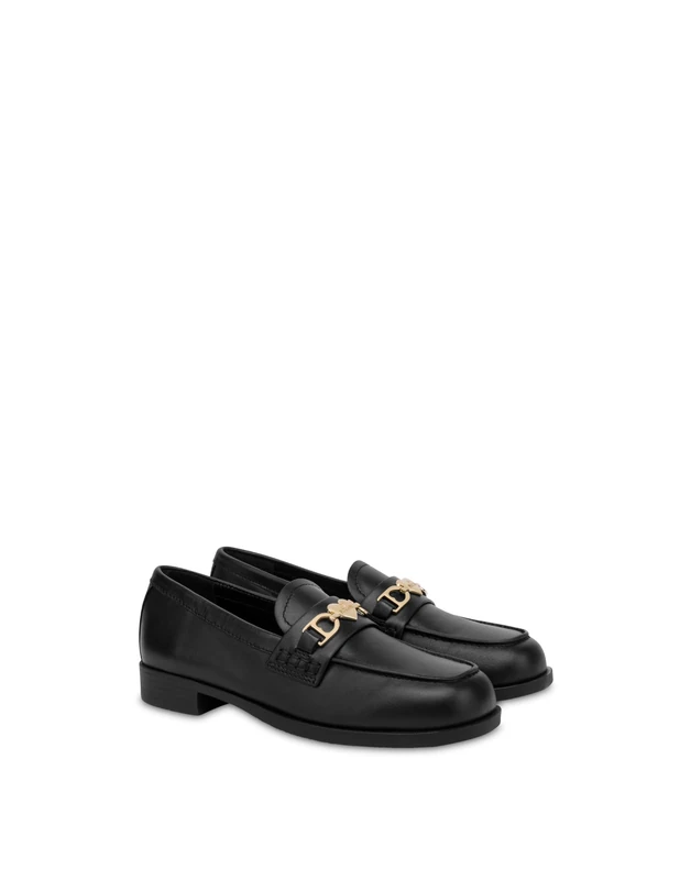 Love Moschino Women's Ja10242g1nia0000 Oxford Flat, Black, 6.5 UK