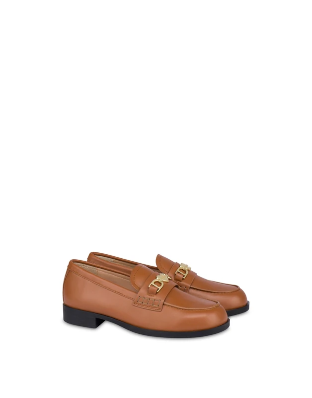 Love Moschino Women's Ja10242g1nia0210 Oxford Flat, Cognac, 6.5 UK
