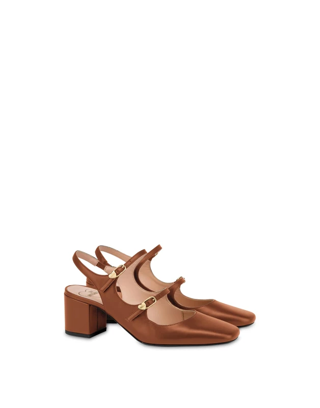 Love Moschino Women's Ja10395g1nia0300 Oxford Flat, Brown, 6.5 UK
