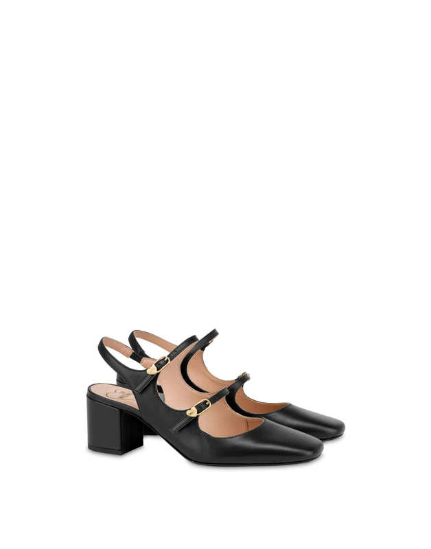 Love Moschino Women's Ja10395g1nia0000 Oxford Flat, Black, 6 UK