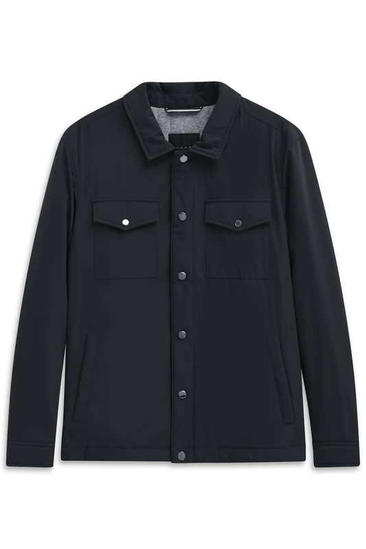 bugatti Flexcity Men's Overshirt Style Transition Jacket, 390-navy, 42