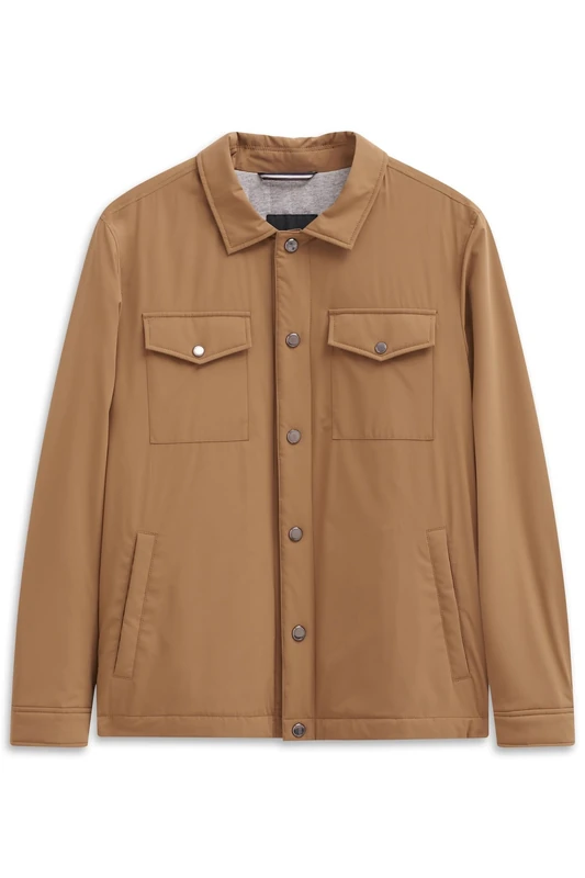 bugatti Men's 879200-81036 Transitional Jacket, 70 cm-Cognac, 46