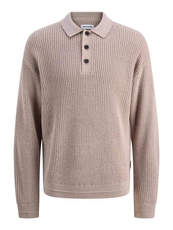 JACK & JONES Jjkaito Knit Polo Bf, Atmosphere, M