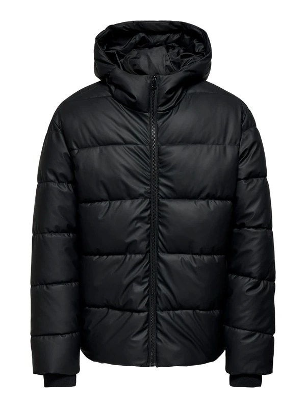 ONLY & SONS Men's Onsmichael Water Rep.Puffer OTW, Black, xx_l, Black, xx_l