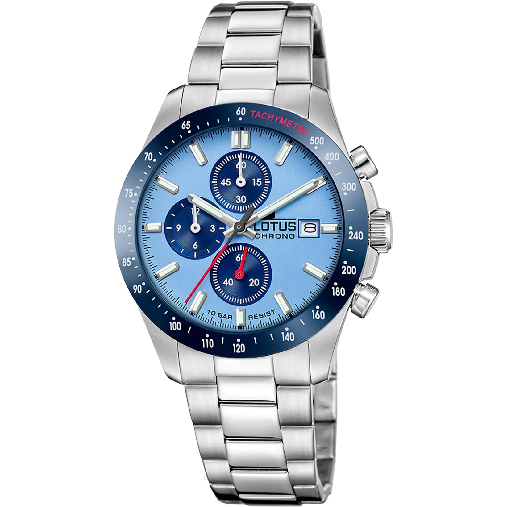 Lotus Mens Stainless Steel Chronograph Watch with Steel Bracelet 18994/2