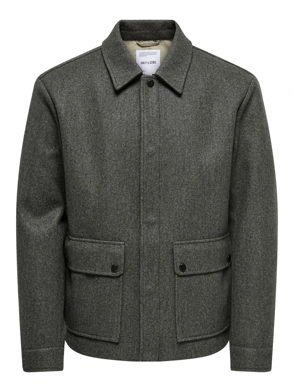 ONLY & SONS Male Jacket ONSCONNOR Jacket, Bungee Cord, S