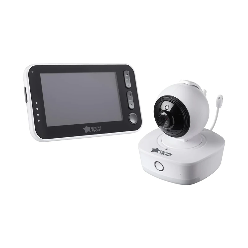 Tommee Tippee Dreamee Video and Sound Baby Monitor with Camera, Night Vision, 4.3-Inch Display, Two-Way Audio, CrySensor, 300m Range