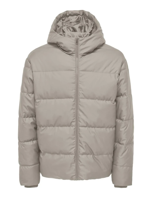 ONLY & SONS Men's Onsmichael Water Rep.Puffer OTW, Silver Lining, x_l, Silver Lining, x_l