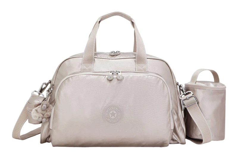 Kipling Camama Large babybag, Metallic Glow (Silver)