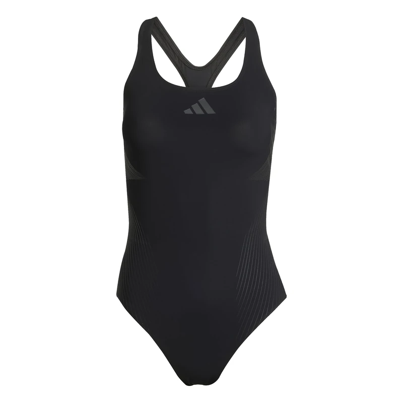 adidas Women's Lanelux Y-Back Swimsuit Swimwear, Black, 26" - Image 1