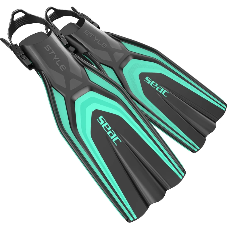 SEAC Style, Scuba Diving Fins for Professional and Recreational Use