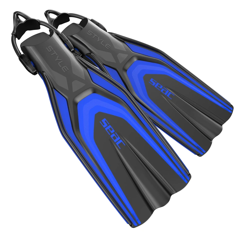 SEAC Style S, Scuba Diving Fins with Sling Strap for Professional and Recreational Use