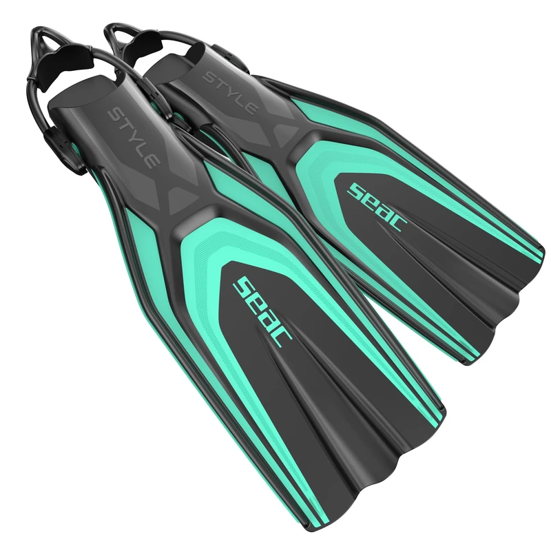 SEAC Style S, Scuba Diving Fins with Sling Strap for Professional and Recreational Use