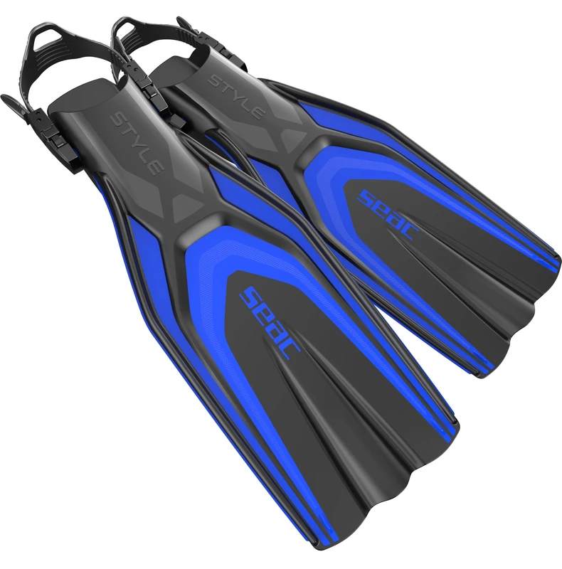 SEAC Style, Scuba Diving Fins for Professional and Recreational Use