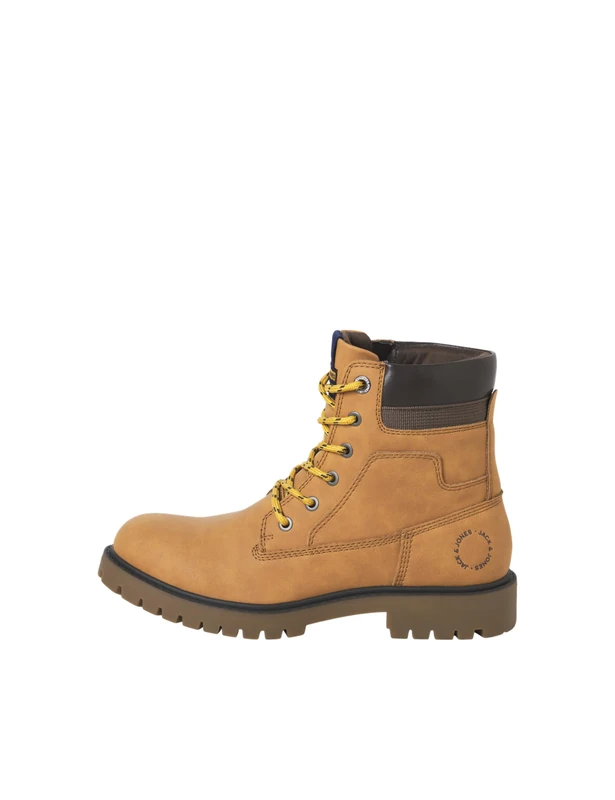 JACK & JONES Men's Jfwfinius PU Nubuck Boot, Honey, 42 EU, honey, 9 UK