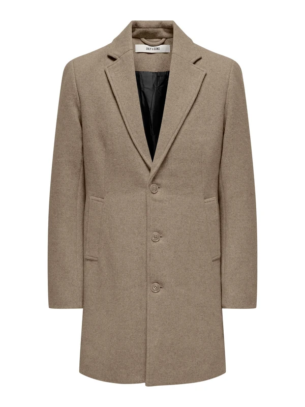 ONLY & SONS Men's Onsmatthew Wool Coat Otw Noos Onsmatthew Wool Coat Otw Noos (Pack of 1)