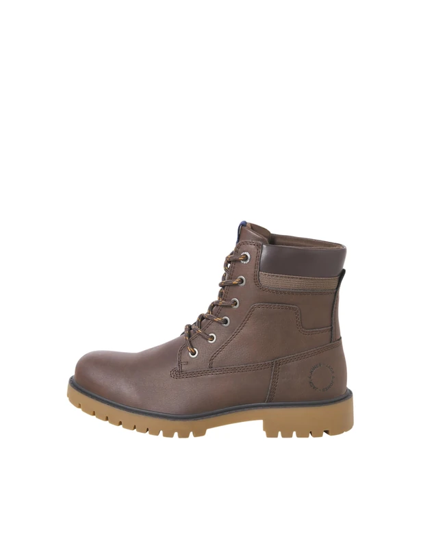 JACK & JONES Men's Jfwfinius PU Nubuck Boot, Java, 44 EU, Java, 10 UK