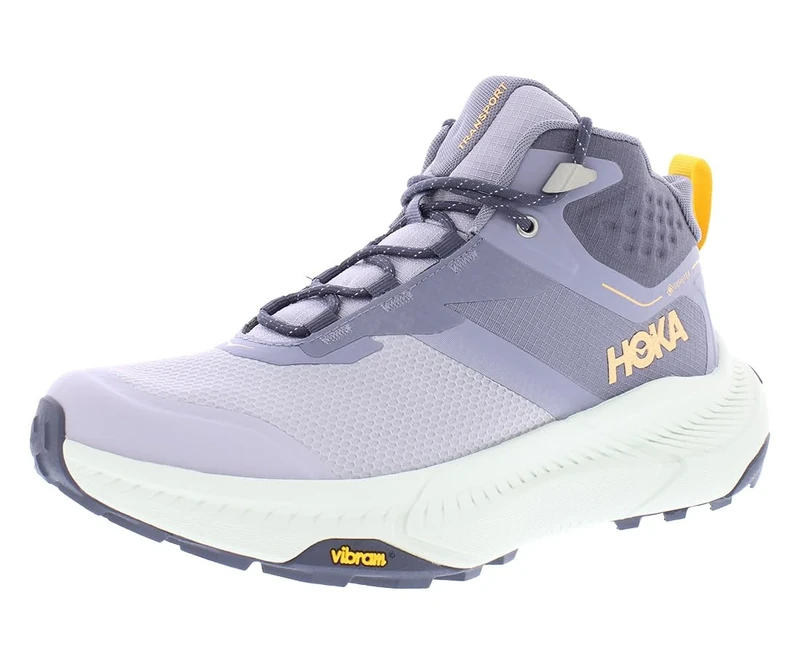 Hoka ONE ONE Women's W Transport Hike GTX Sneaker, Grey Skies/SEA Glass, 6.5 UK