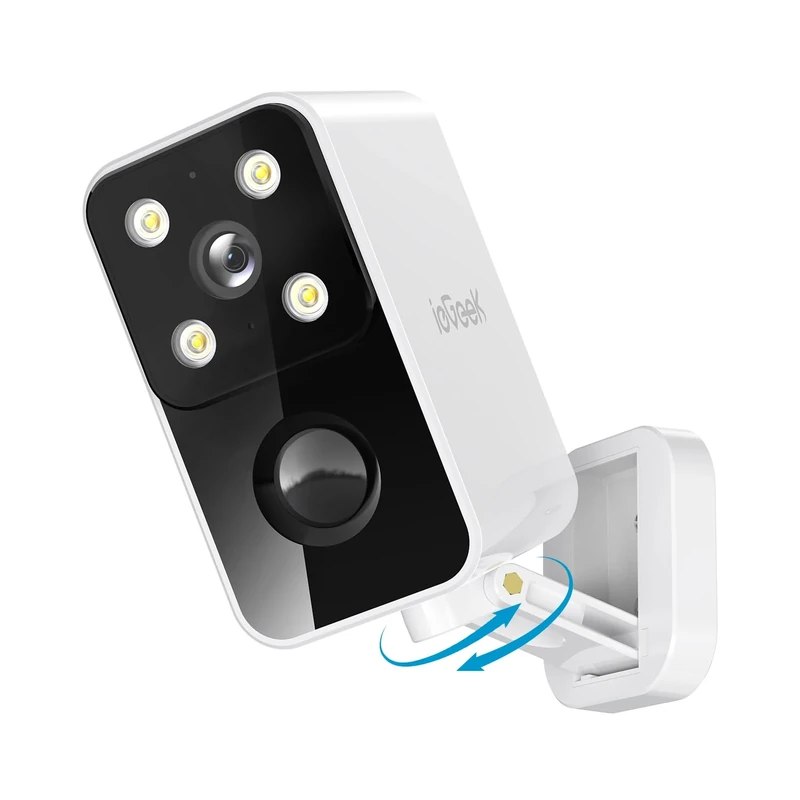 ieGeek Baby Monitor with 5.5'' Screen and 4000mAh Battery, White