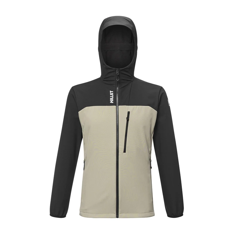 MILLET Men's Softshell Jacket Windproof and Breathable Comfortable Stretch – SENECA SHIELD HOODIE