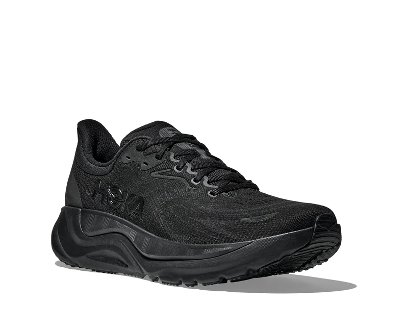 HOKA Men's Arahi 8 Sneaker, Black/Black, 10 UK