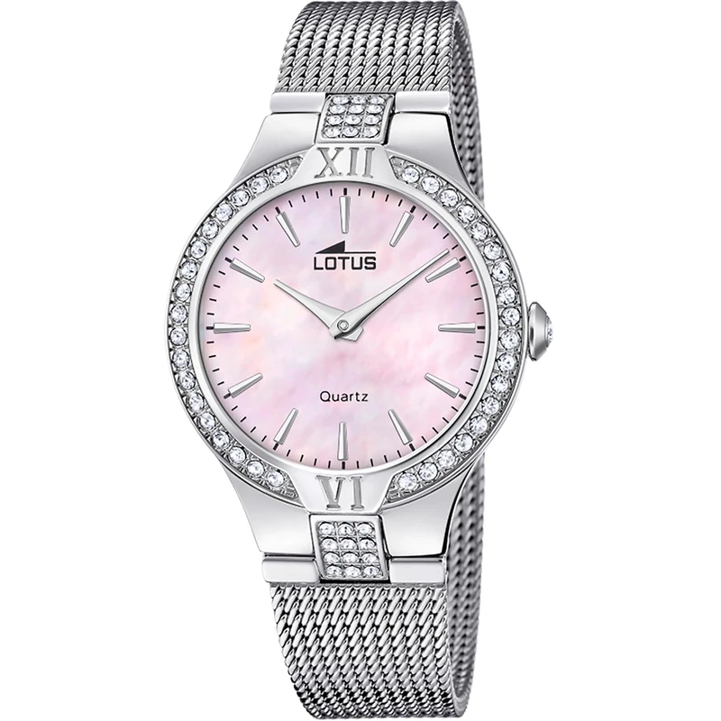Lotus Ladies Stainless Steel Watch with Bracelet and Zirconia Sets 18894/B